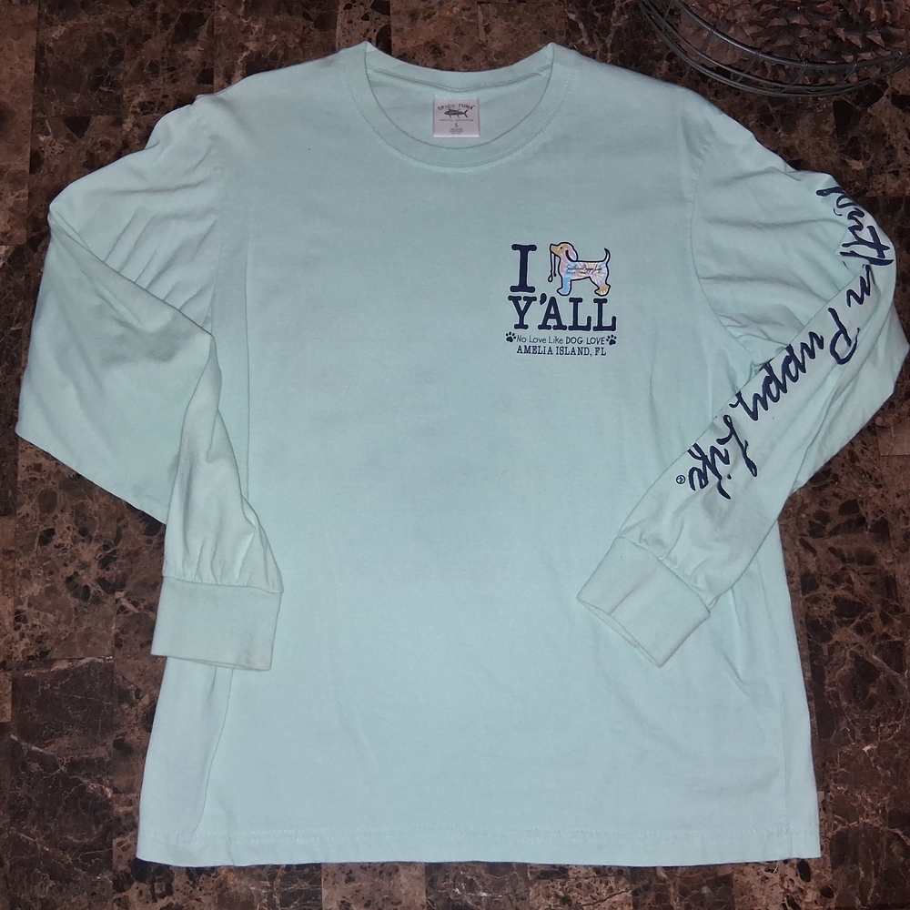 Amelia Island Mint Long Sleeve Tee